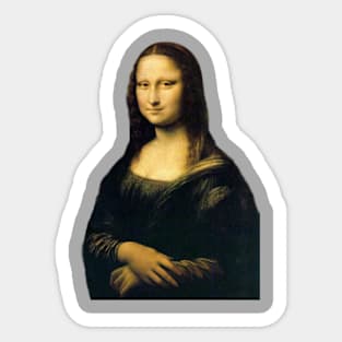 Mona Lisa Tee Sticker